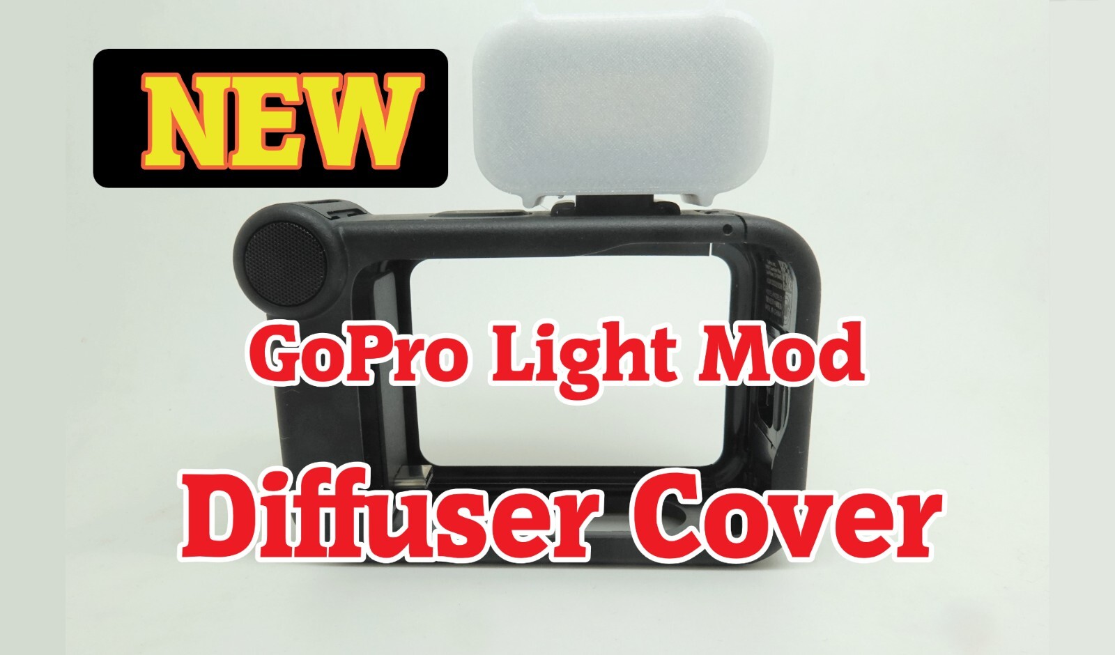 New GoPro Light Mod - Secure Clip On - Replacement diffuser cover