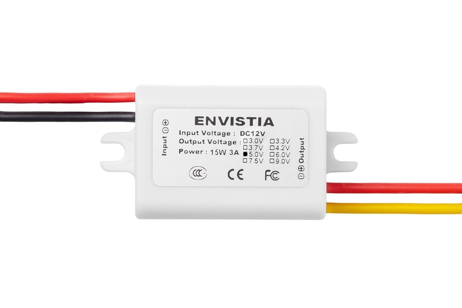 Waterproof 12V to 5V Converter Module with Overload Protection - 3A Output