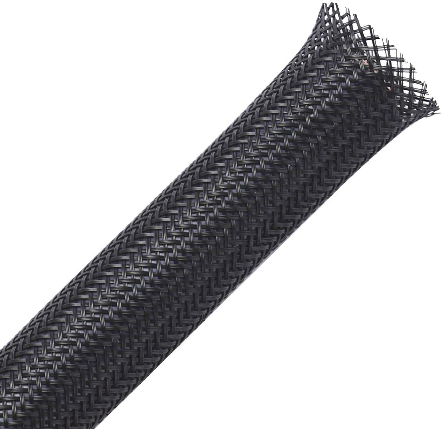 1/2" Expandable Wire Cable Sleeving Sheathing Braided Loom 50 Feet