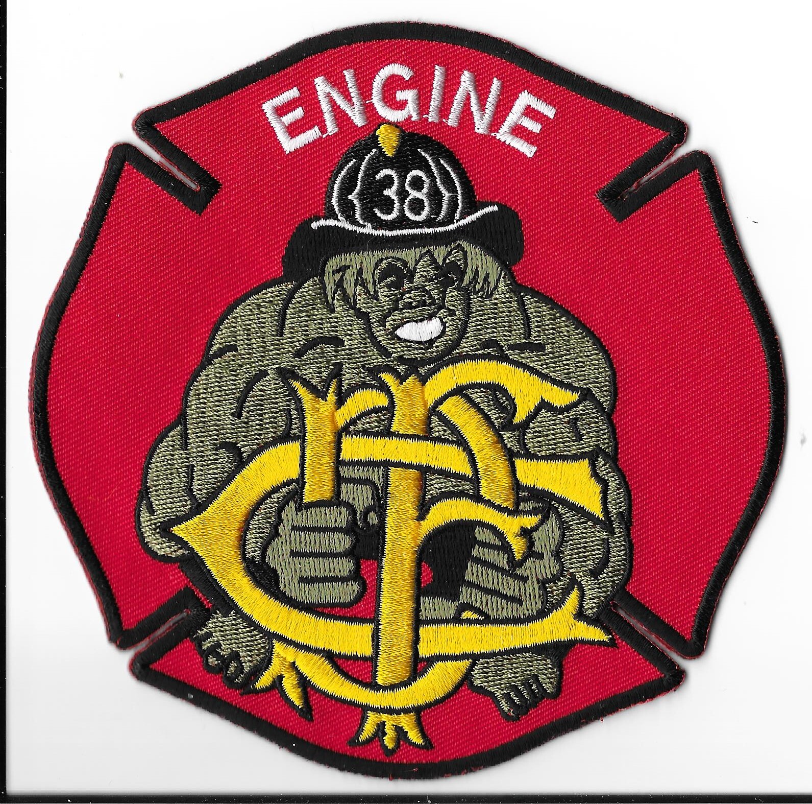 Chicago Fire Department, Illinois Engine 38 Patch V1