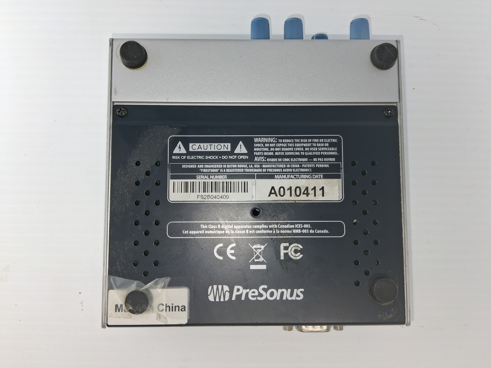 PreSonus FireStudio Mobile 10x6 FireWire Audio Interface Box