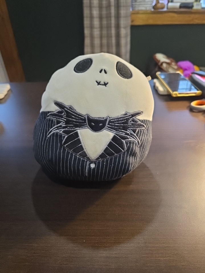 Squishmallow Nightmare Before Xmas Jack Skellington 8" Plush Stuff Toy