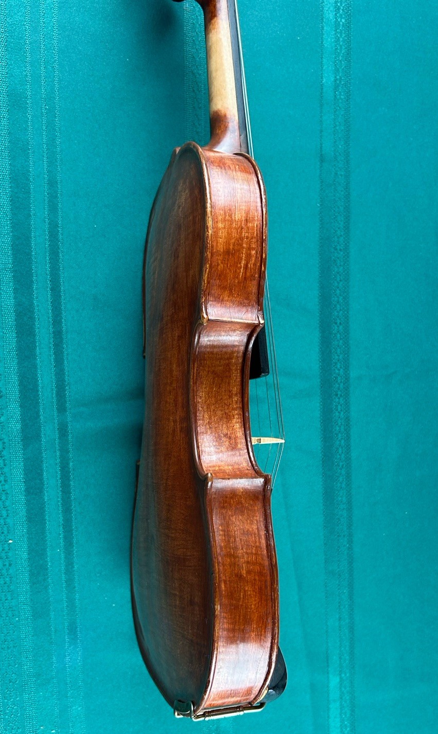 Old Full Size Violin With Hard Case And Bow
