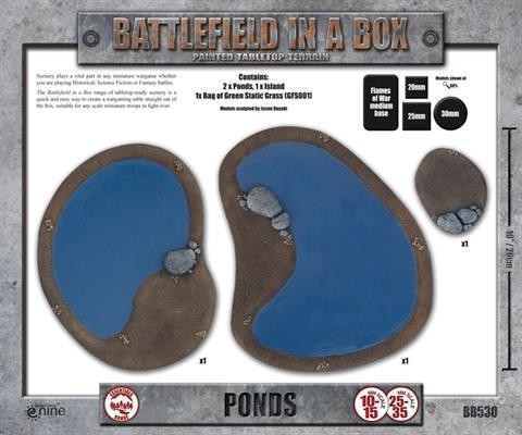 Battlefield in a Box Ponds FOW BB530 Flames of War