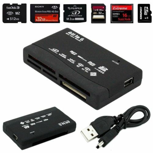 USB 2.0 card adapter card reader card reader SD TF CF XD MS card reader New