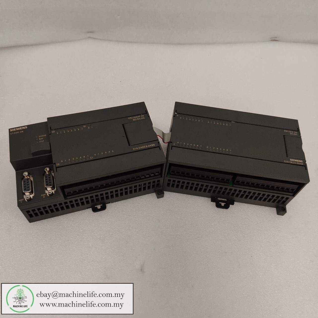 Siemens 6ES7 214-2AD23-0XB8 + 6ES7 223-1BL22-0XA8 S7-200 CN Controller