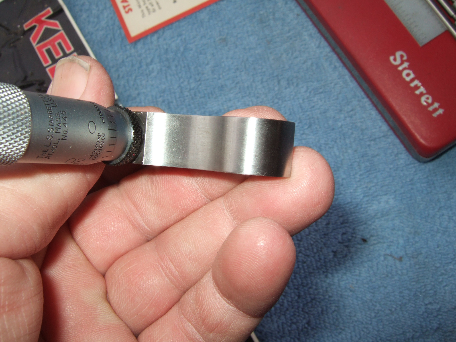 STARRETT 445AZ-6RL 3" BASE DEPTH MICROMETER VINTAGE TOOLMAKER GRIND INSPECTION