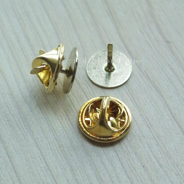 10 25 50 100 Choice TIE Tacks Findings 10mm 3/8" Pad Pin Round Pinch CLUTCH PC2G