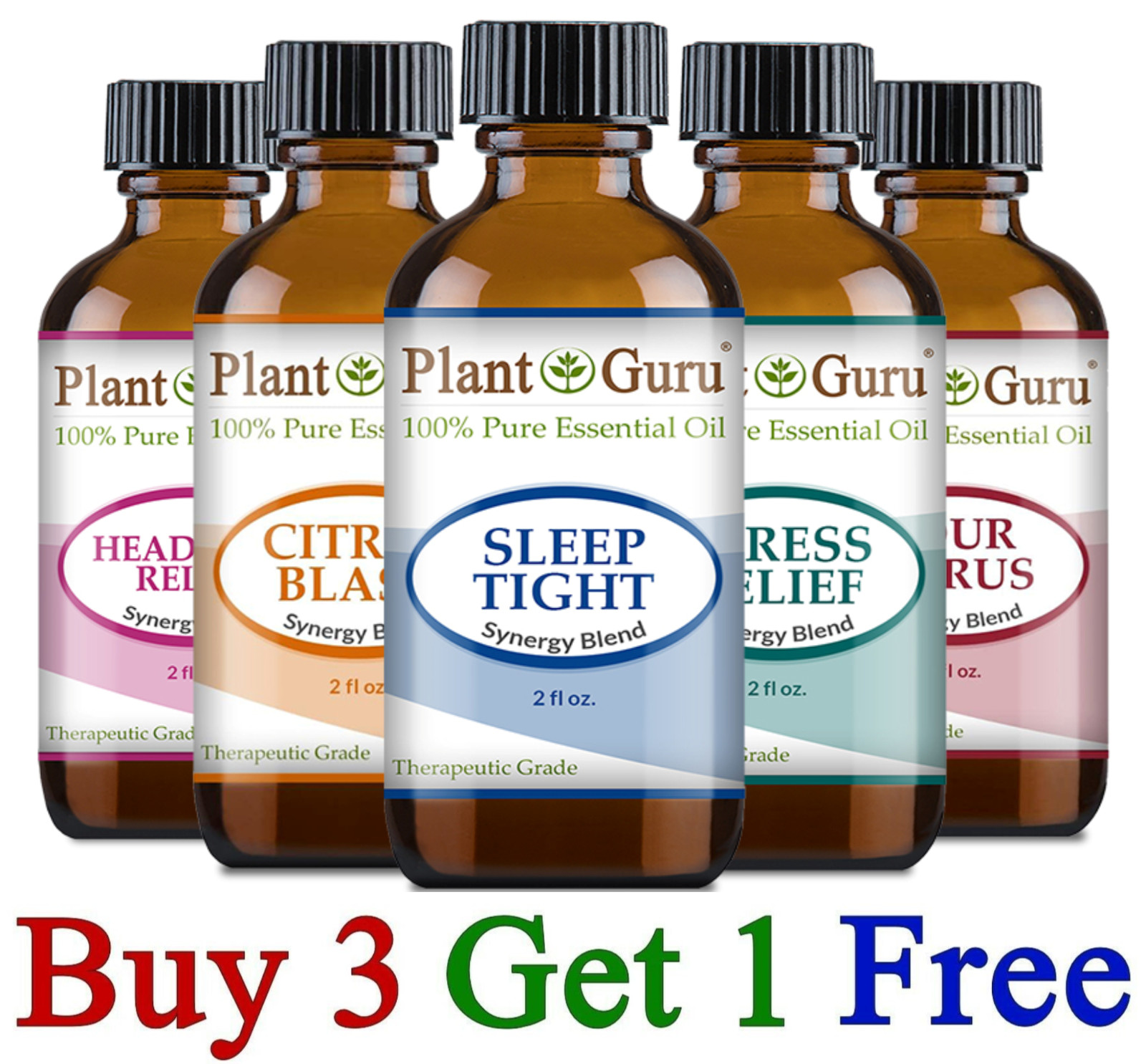 Essential Oil Blends 2 oz. 100% Pure Natural Therapeutic Grade Aromatherapy Oils