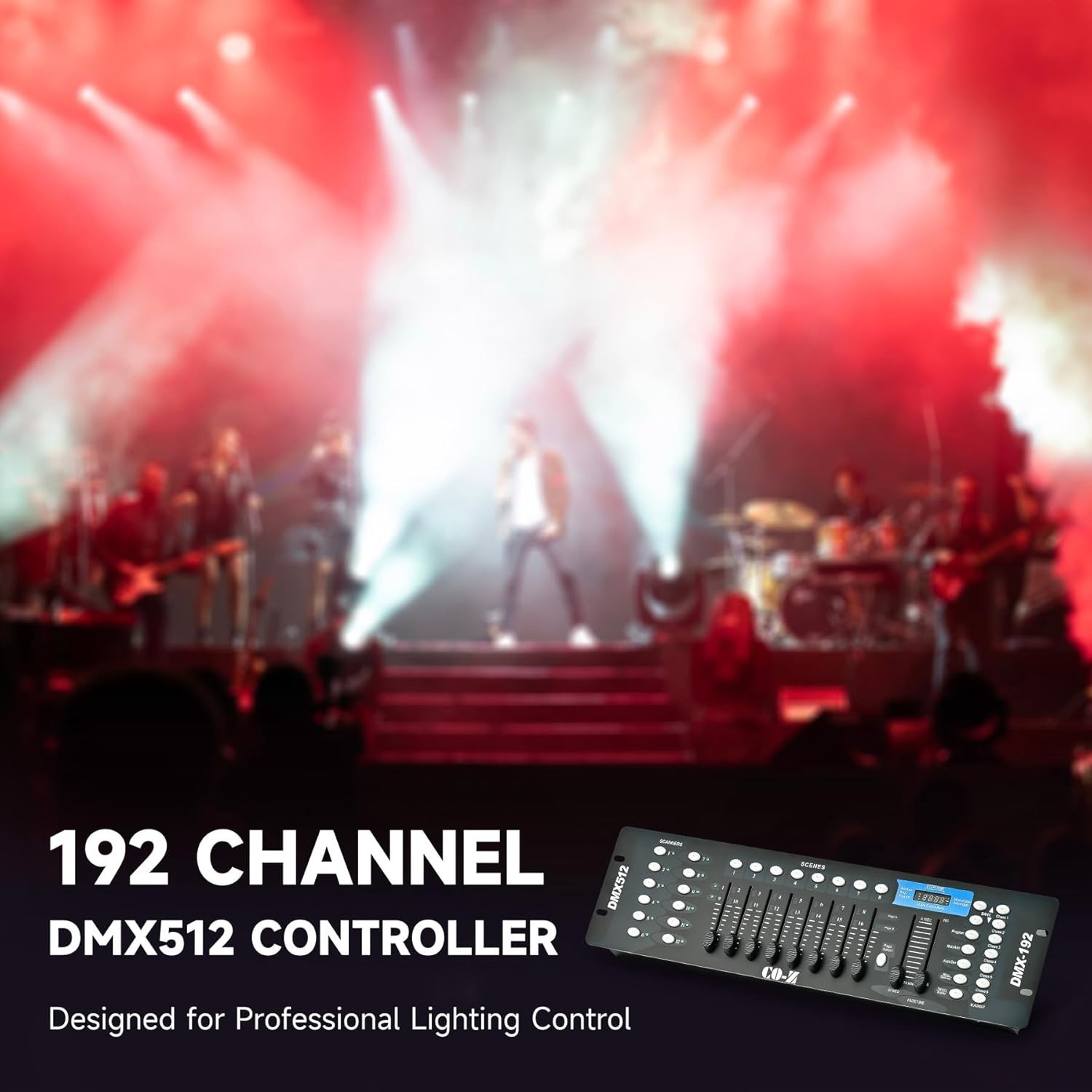 192 DMX 512 Stage DJ Light Controller for Unmatched Light Shows and Events