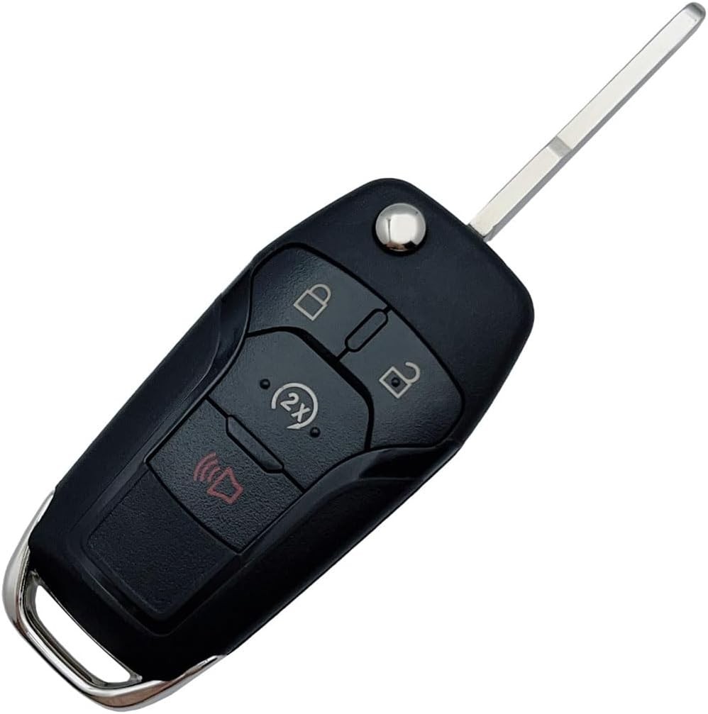Replacement Flip Key Fob Shell Case for Ford F-150 F-250 F-350 F-450 F-550...