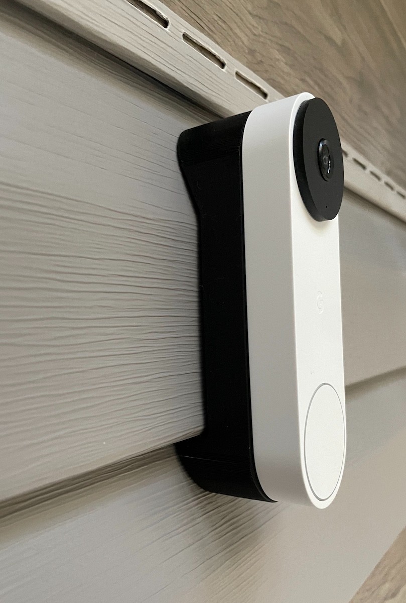 Google Nest Doorbell (Wired) 4" - 5" Vinyl Siding/Dutch Lap Siding Mounts