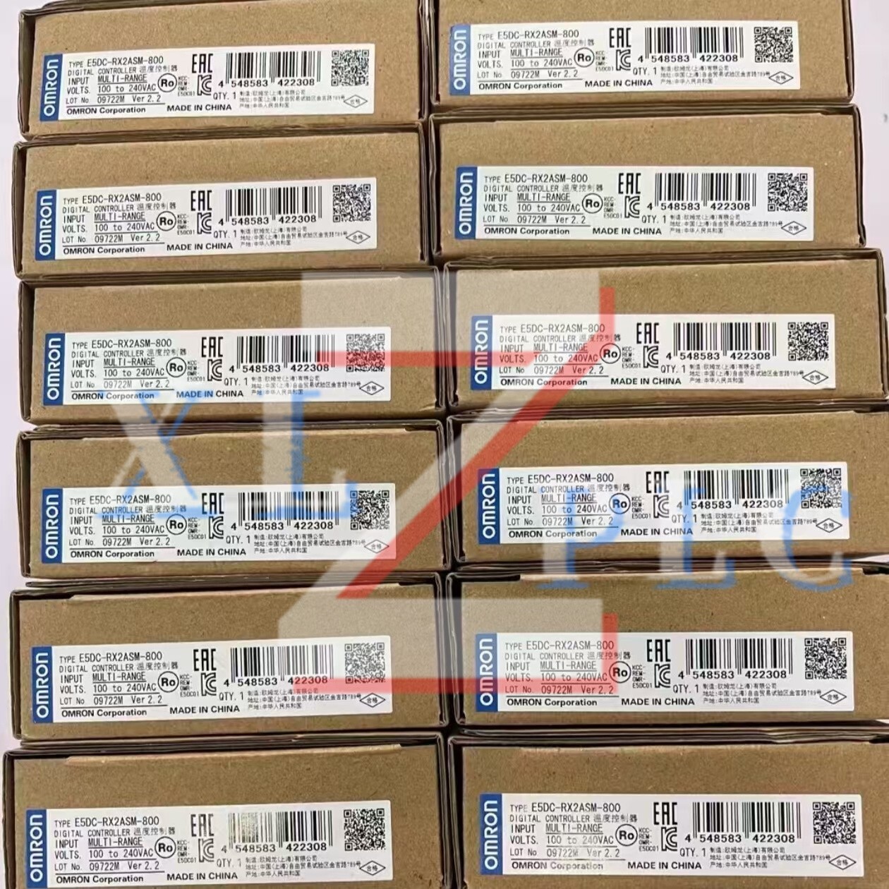 1PCS New Omron E5DC-RX2ASM-800 100-240VAC Temperature Controller In Box*