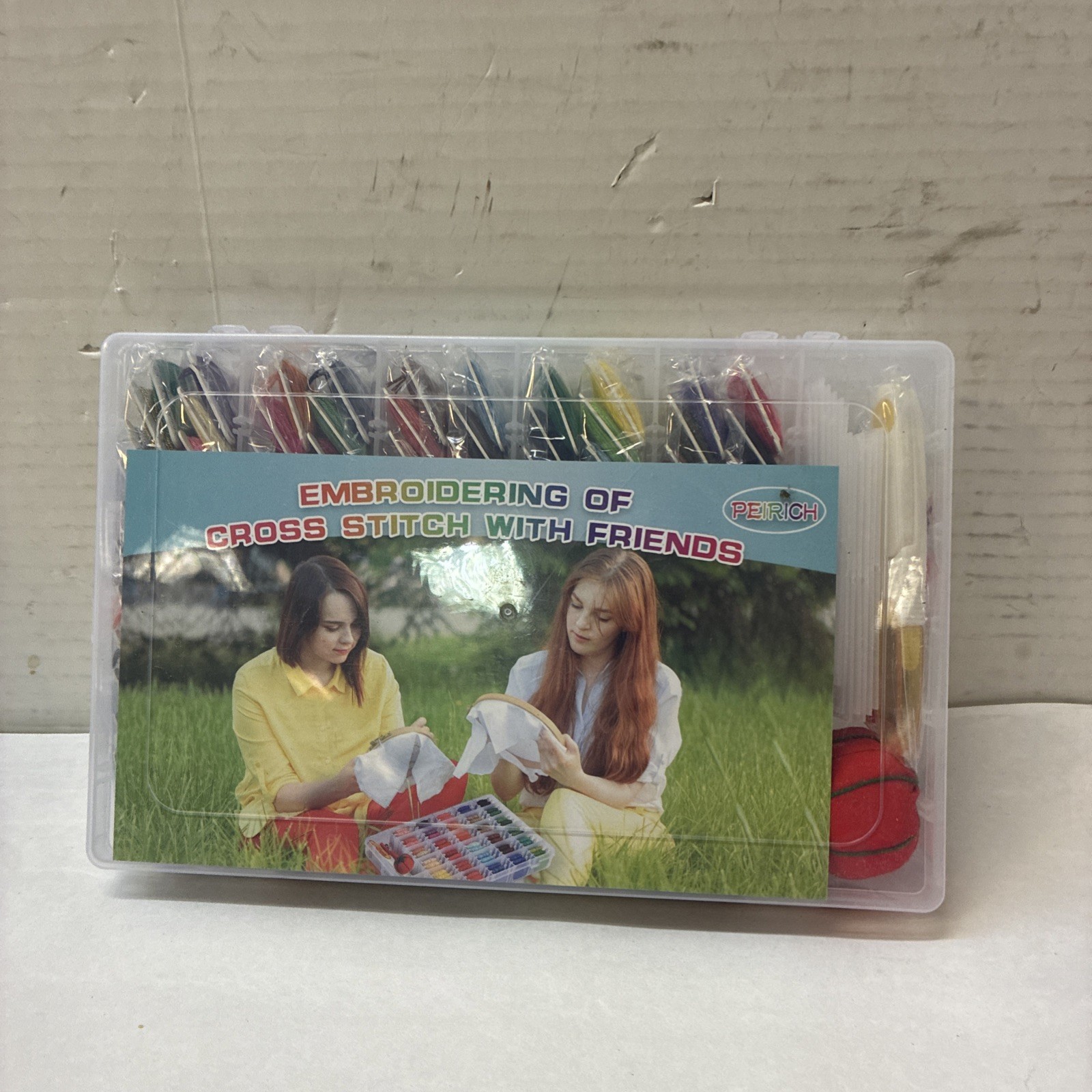 PEIRICH EMBROIDERING OF CROSS STITCH WITH FRIENDS