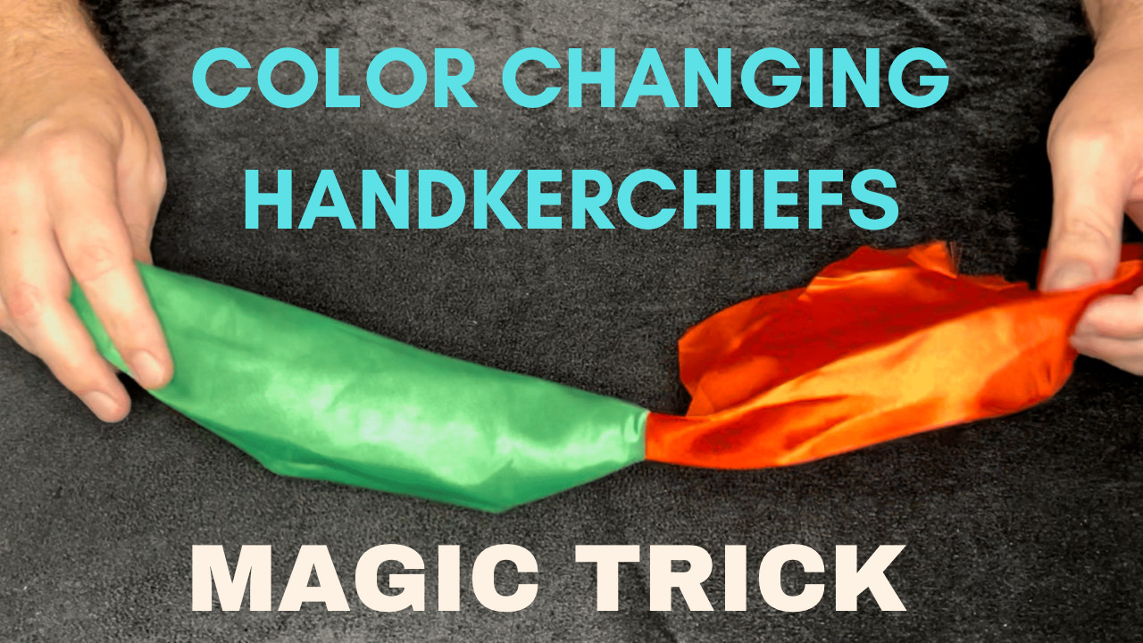 Color Changing Handkerchief - Magic Trick - Video Instructions Included