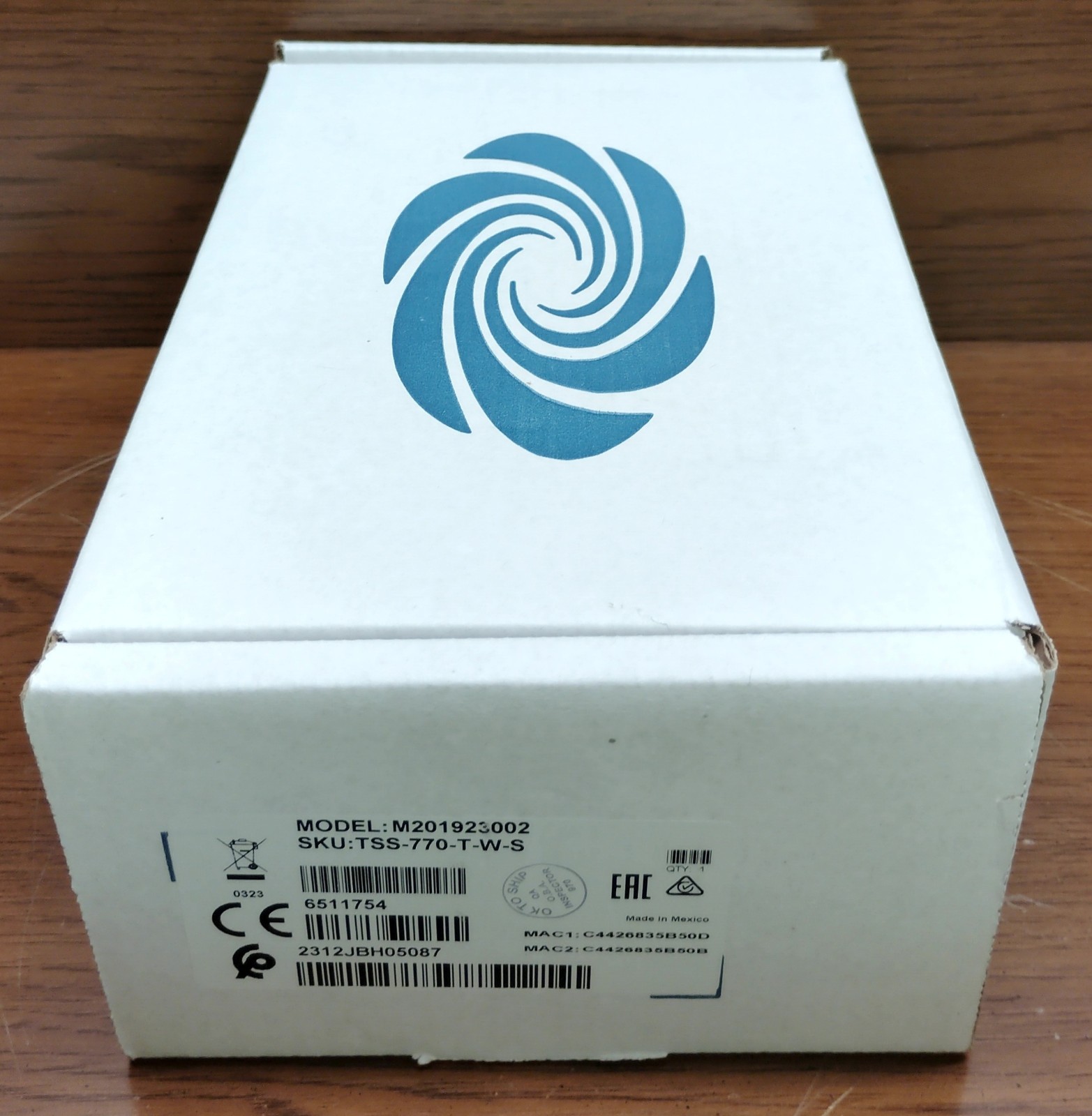 Brand New Crestron TSS-770-T-W-S Scheduling Touch Screen-6511754-Factory Sealed