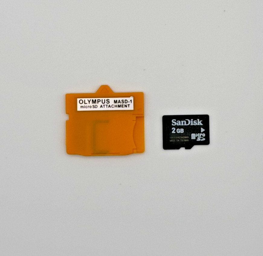 2GB For Olympus XD MASD-1 microSD Attachment Adapter + microSD Card