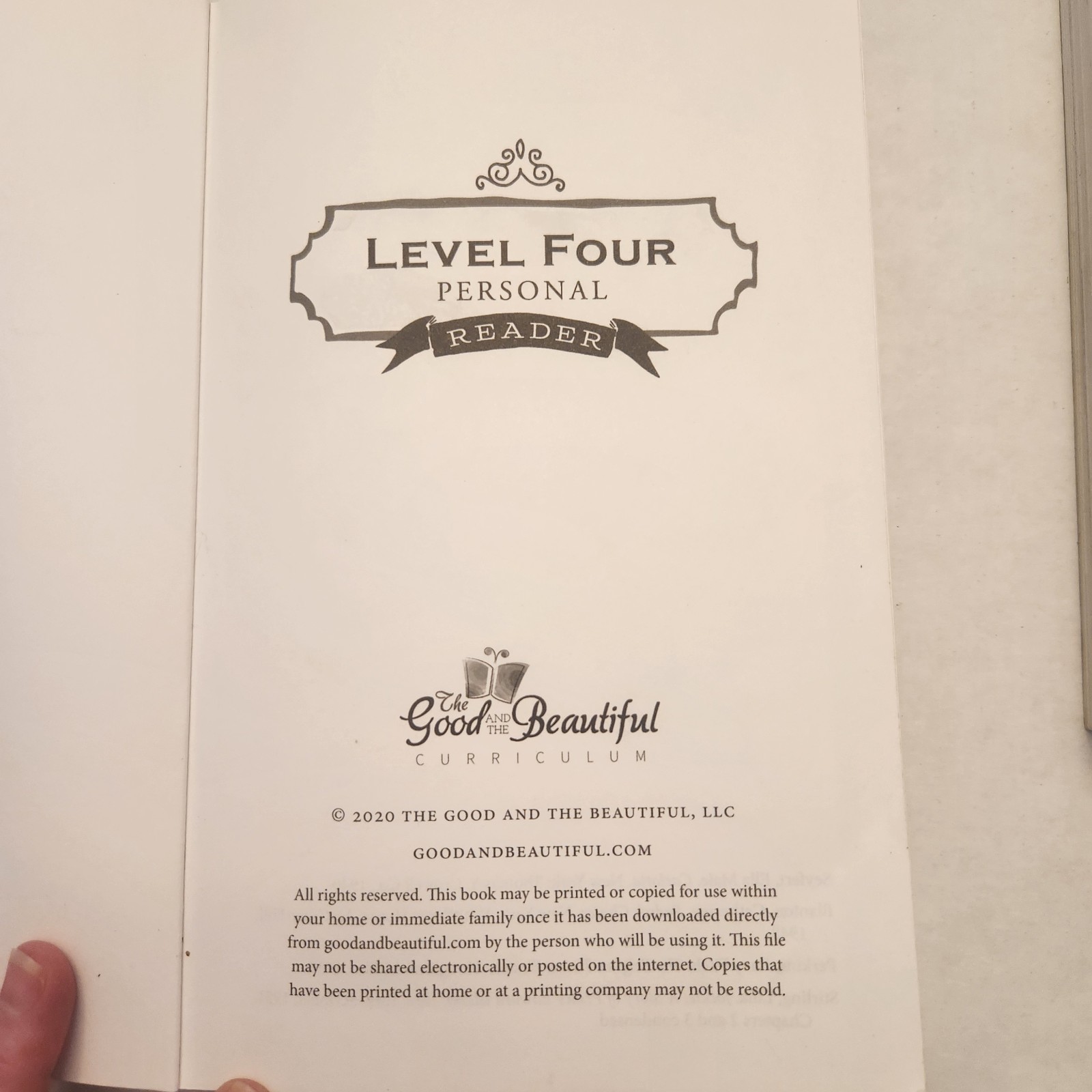 The Good The Beautiful Level 4 Personal Reader Biographies Reader EUC Homeschool