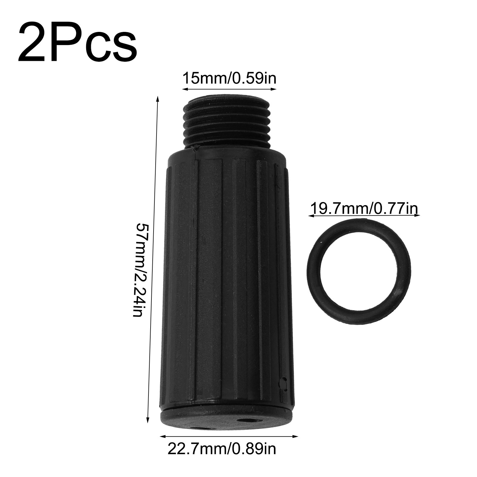 Easy to Install Plastic Breathing Valve for Air Compressor Pump (2pcs)