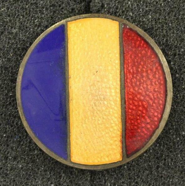 Vintage US Military DUI Unit Insignia Pin Army Replacement School WWII