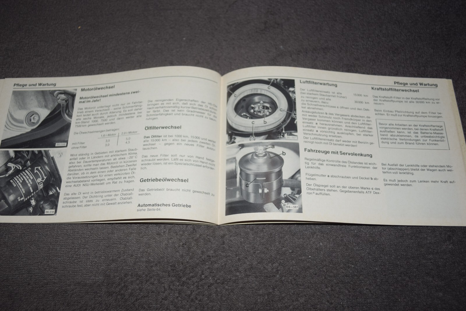 Operating Instructions Manual Audi 100 C2 08/1976 Mint/Unused
