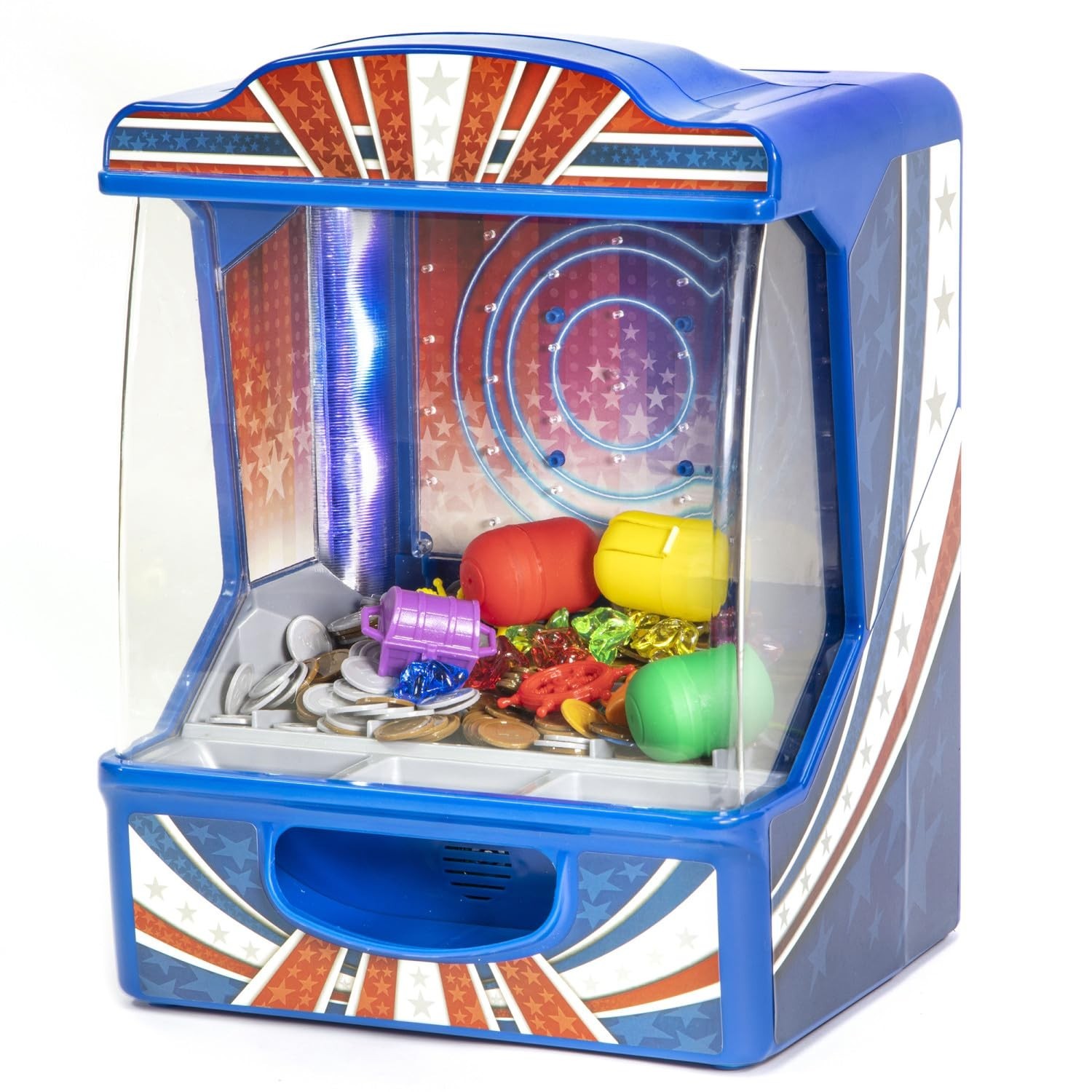 Merchant Ambassador Retro Arcade Electronic: Coin Pusher - Tabletop Game, Pus...