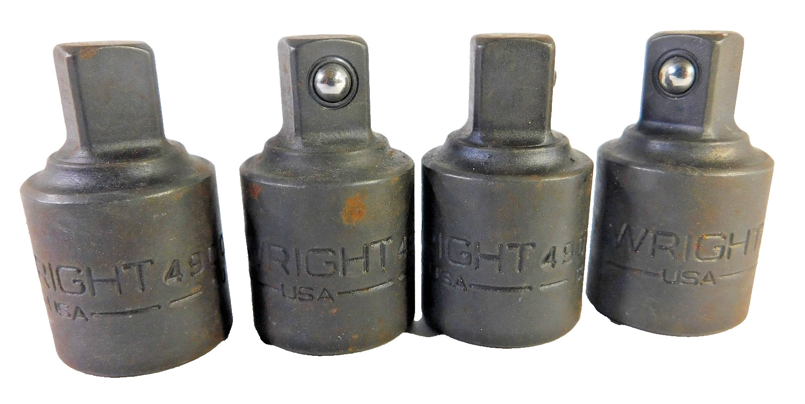 Lot of 4 Each Wright Tool 4900 Impact Adaters 1/2"F x 3/8"M