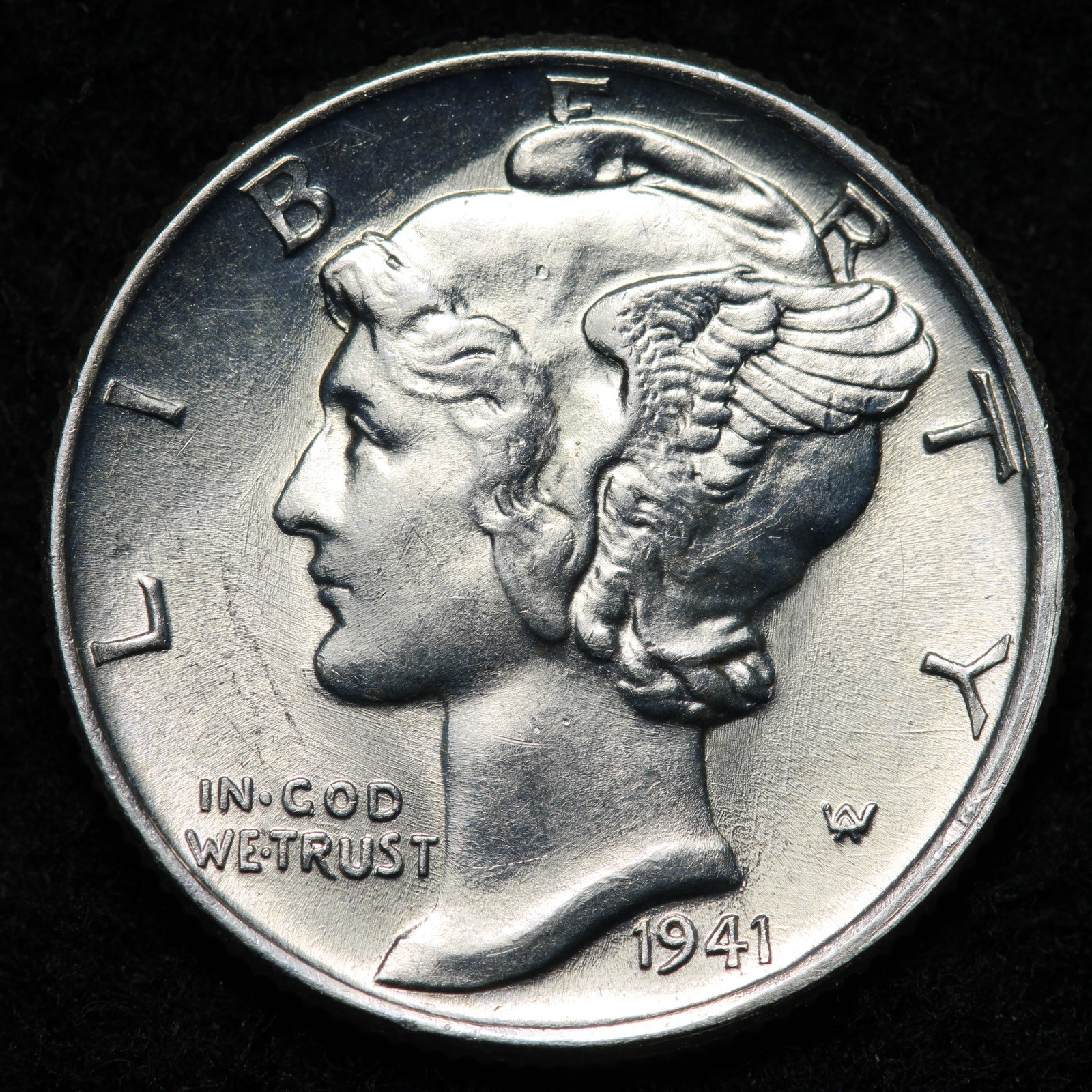 1941 Mercury Silver Dime BU *UNCIRCULATED* MS E276 TWDJ