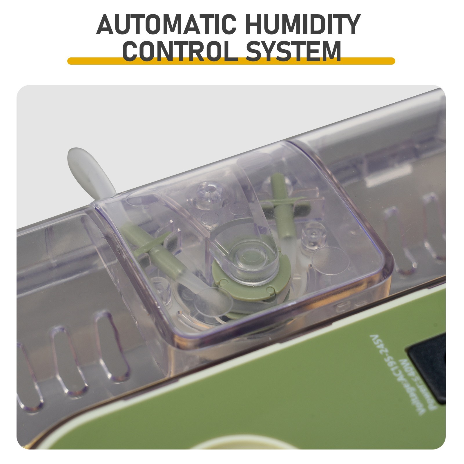Egg Incubator Equipped w Water Bottle Fully Automatic 12 Egg Turning LCD Display