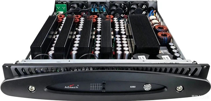 Admark AD80 Class D Stereo Power Amplifier for Live Sound