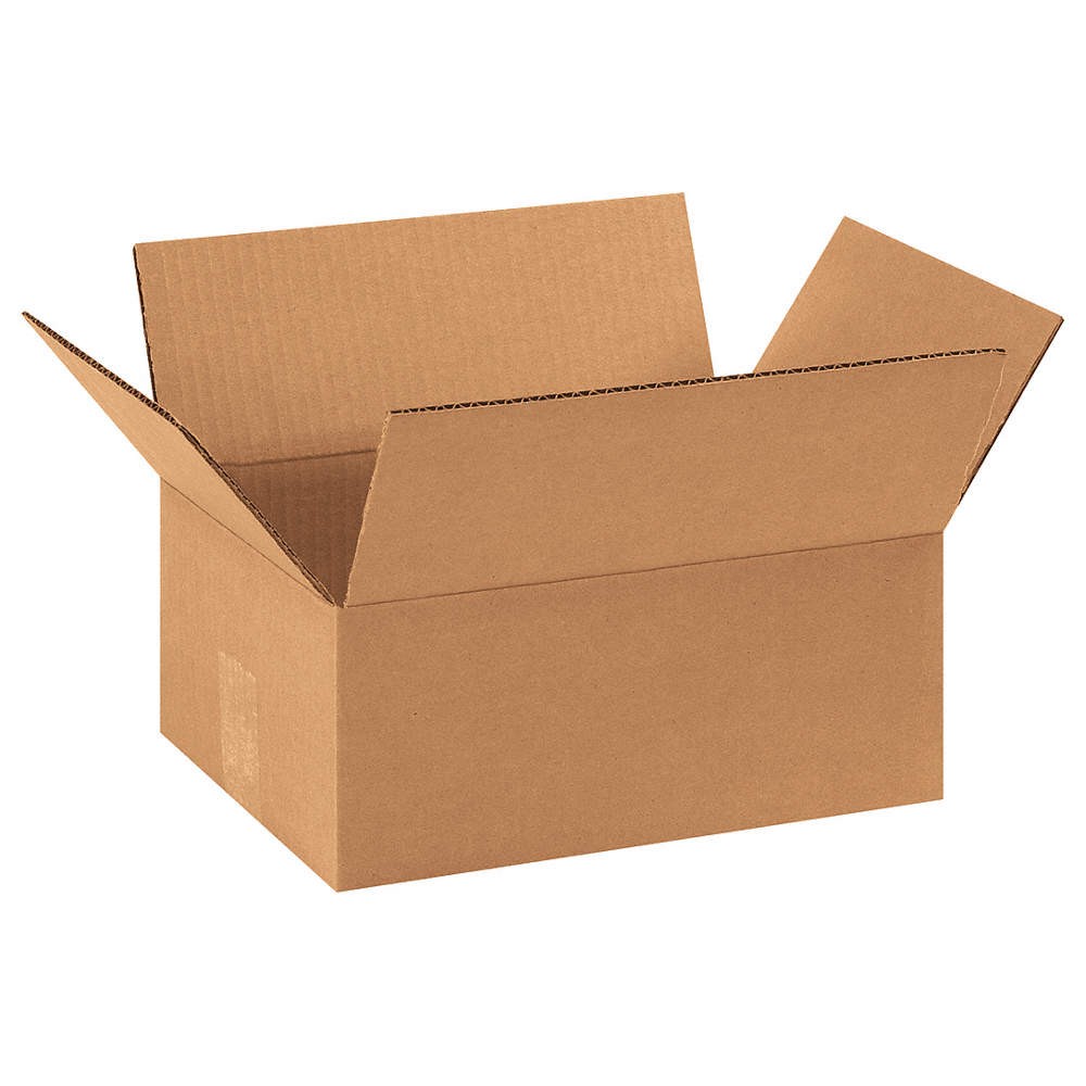 GRAINGER APPROVED 55VG64 PK 25 Shipping Box,11 3/4x8 3/4x4 3/4 in 55VG64