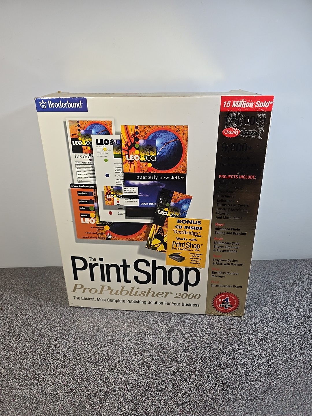 Broderbund Print Shop Pro Publisher Version 10 Software for Windows