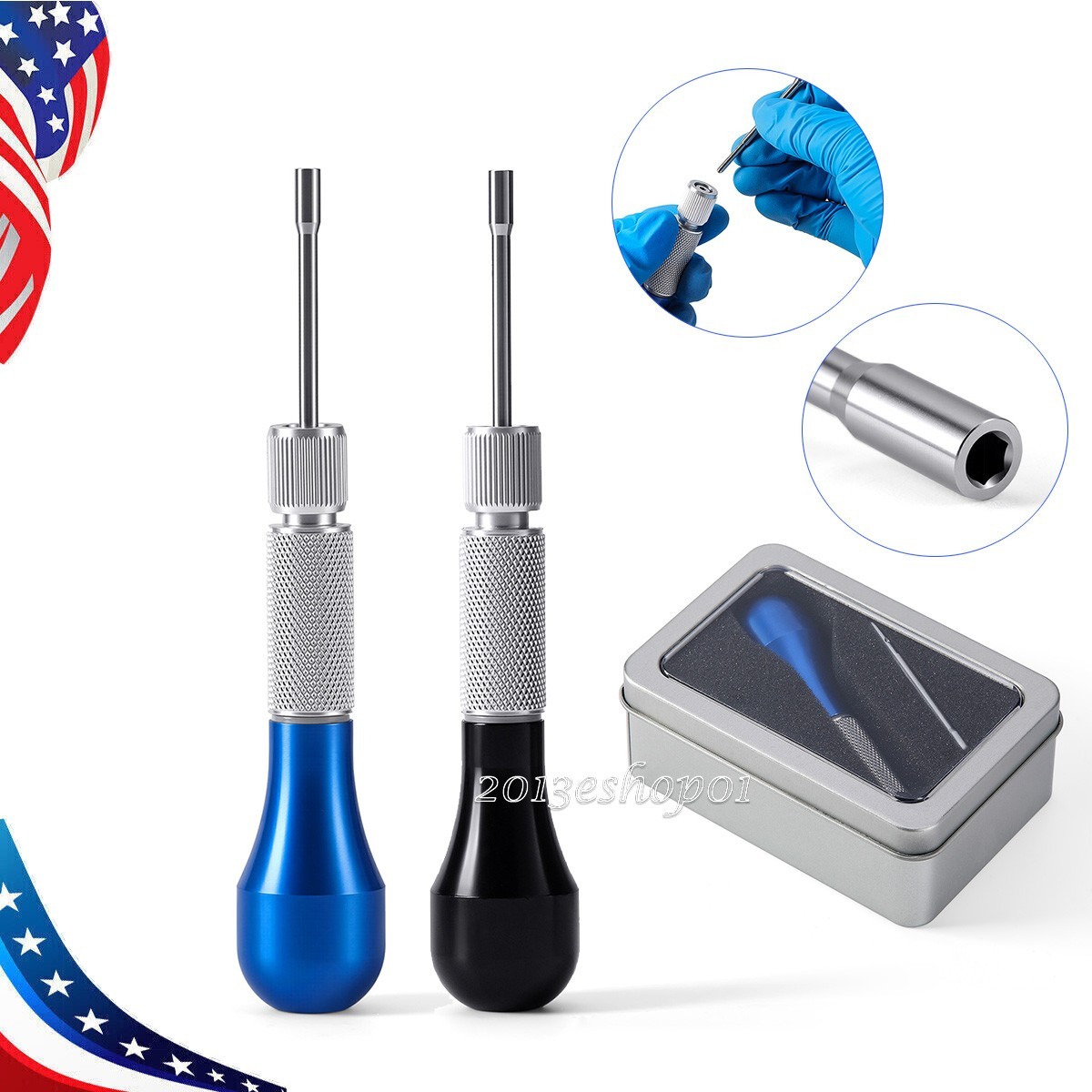 Dental Orthodontic Implant Mini Micro Screw Driver Wrench key Self Drilling Tool