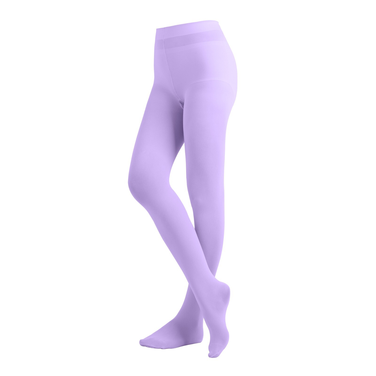 EMEM Apparel Women's Solid Colored Opaque Microfiber Footed Dance Ballet Tights
