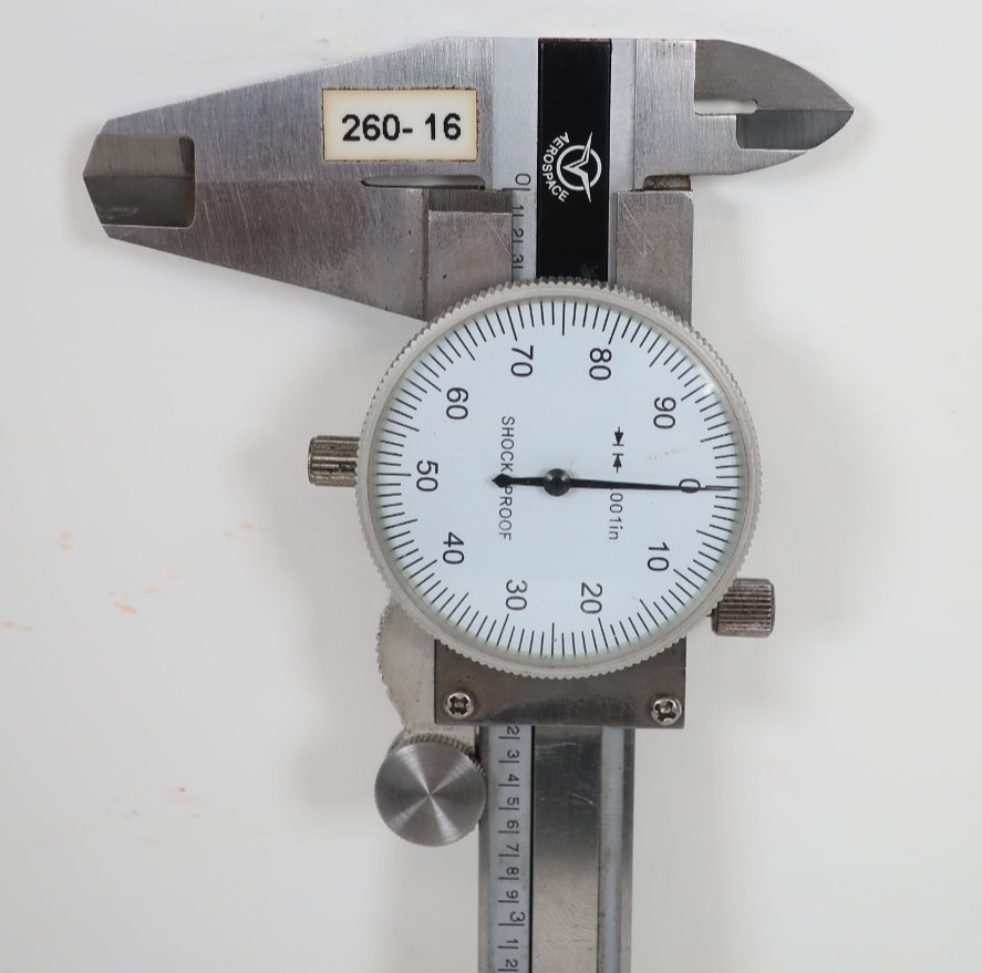 6" Dial Caliper Stainless Hardened Machinist Measuring Tool Shock Proof