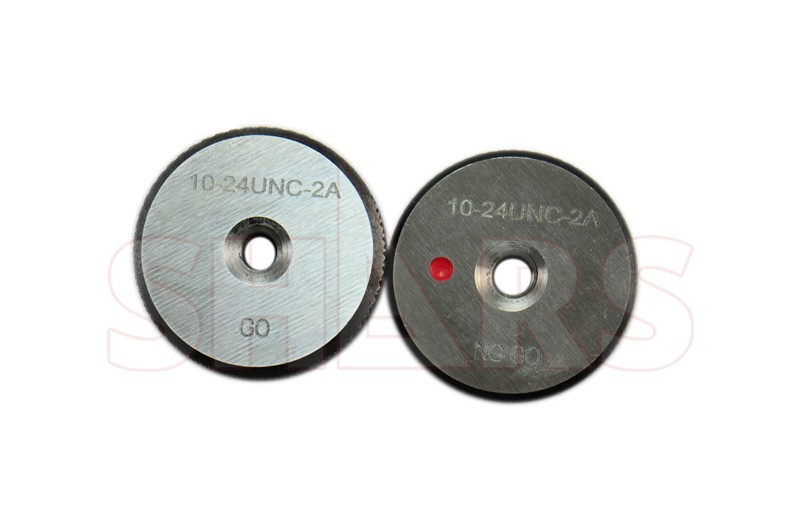 Shars #10-24 UNC Go No-Go Thread Ring Gage 2PCS Set Class 2A ![