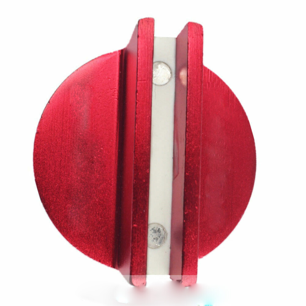 Universal 2pcs Magnetic Jack Pad Pinch Weld Frame Rail Adapter Red