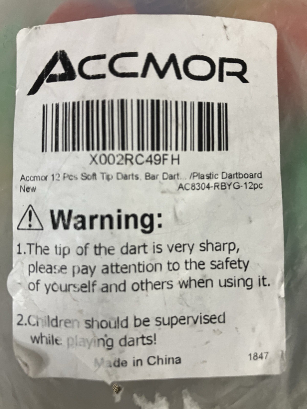 Lot Of Accmor soft tip darts