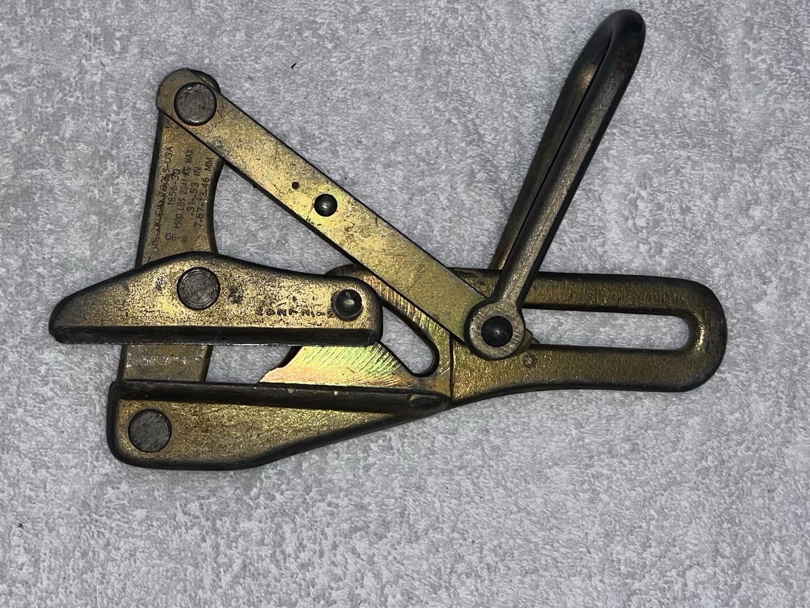 Klein Tools Chicago Grip Latch 1656-30 Cable Puller 4500 lbs.