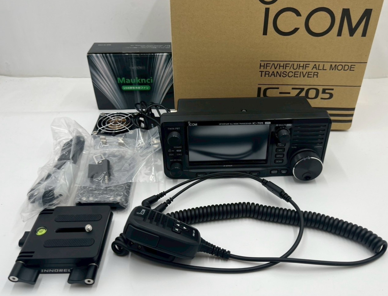 IC-705 HF 6m 2m 70cm QRP Portable Transceiver POTA SOTA  Excellent Cond.