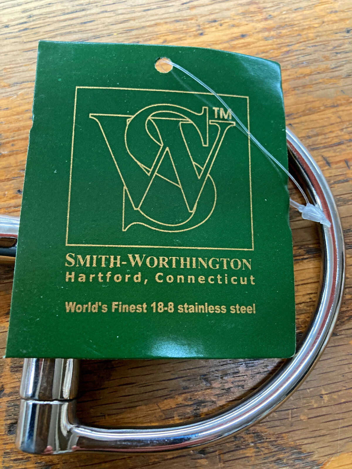 5 1/4" SMITH WORTHINGTON DEE RING SNAFFLE
