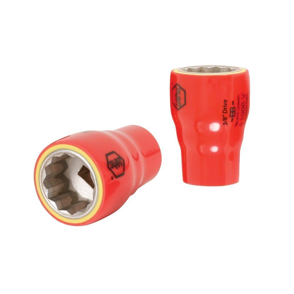 Wiha 31515 Insulated 3/8" Drive Metric Sockets, 15mm