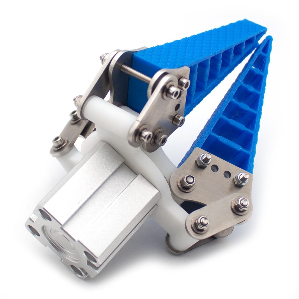 Pneumatic Three-Finger Bionic Flexible Robotic Gripper, Soft Adaptive Air Clamps