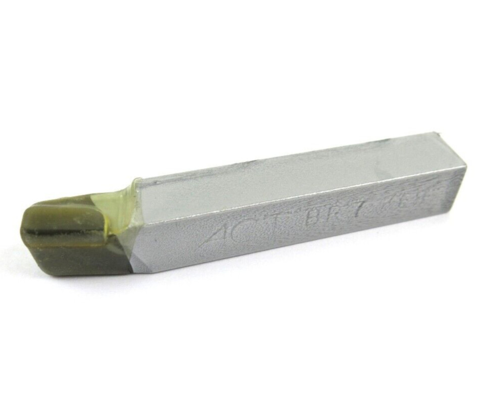 1 ACT BR-7 RH K68 Grade Carbide Brazed Lathe Tool Bit 7/16" x 7/16" Shank