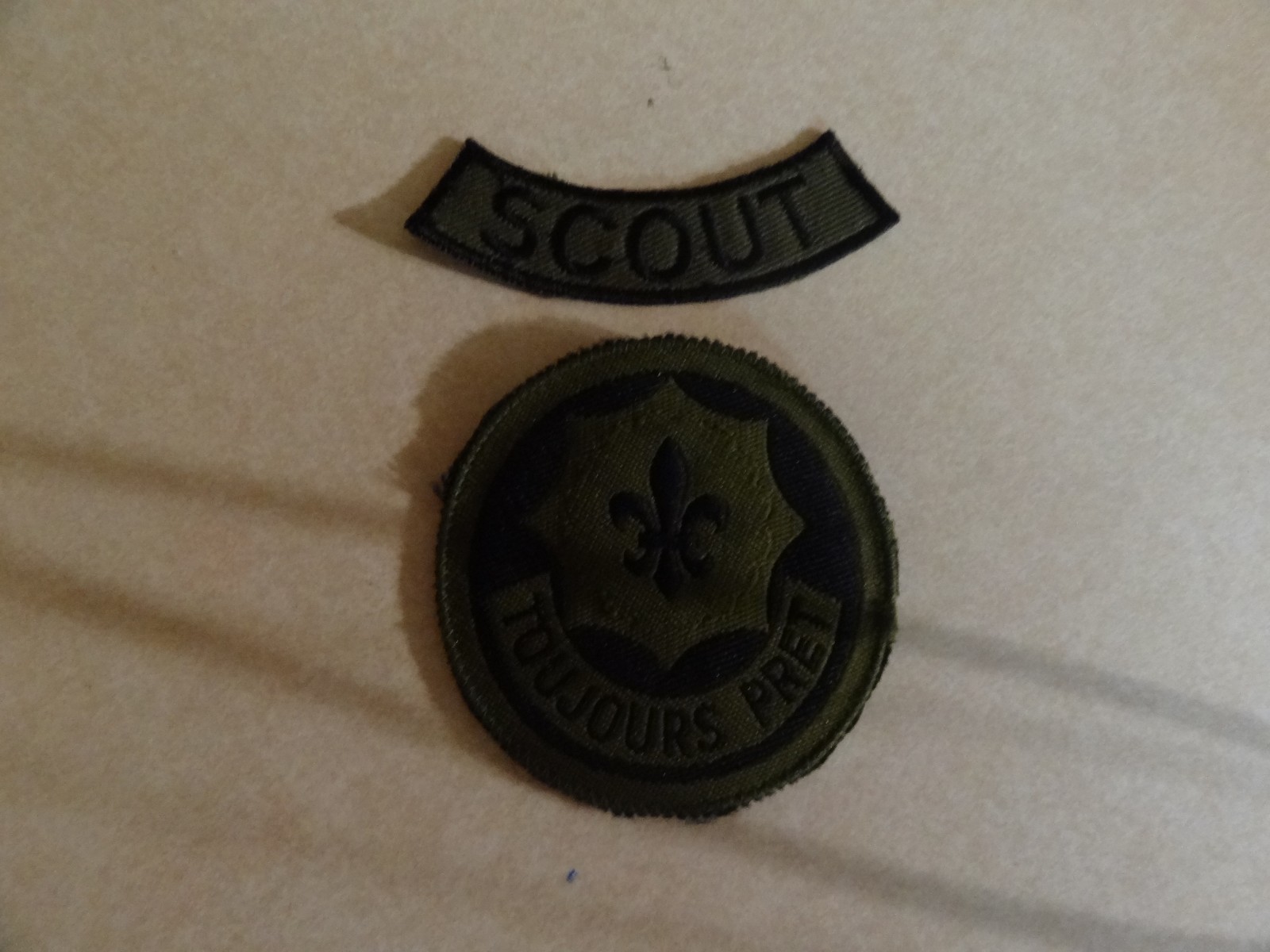 GENUINE US MILITARY INSIGNIA PATCH SET TOUJOURS PRET WITH SCOUT TAB GERMAN MADE