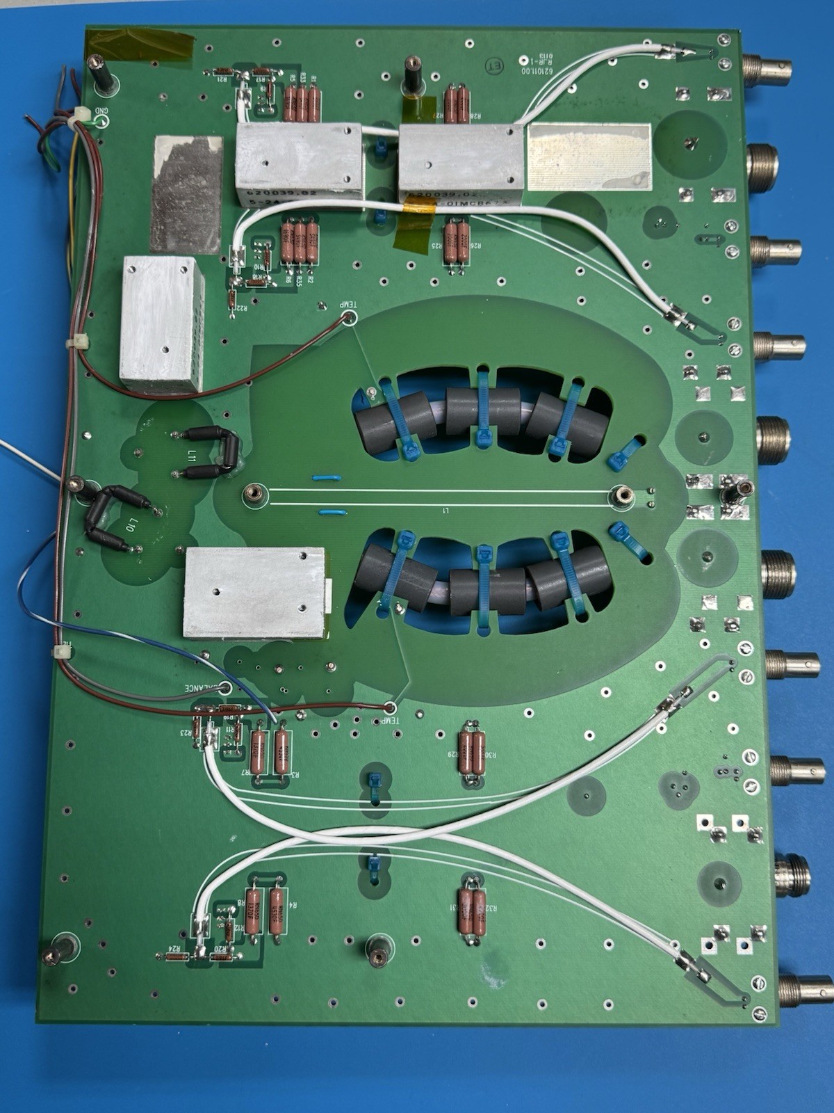 Board with Pair of Kilovac Vacuum Relays...HC-2/S3...Lots of Other RF Components
