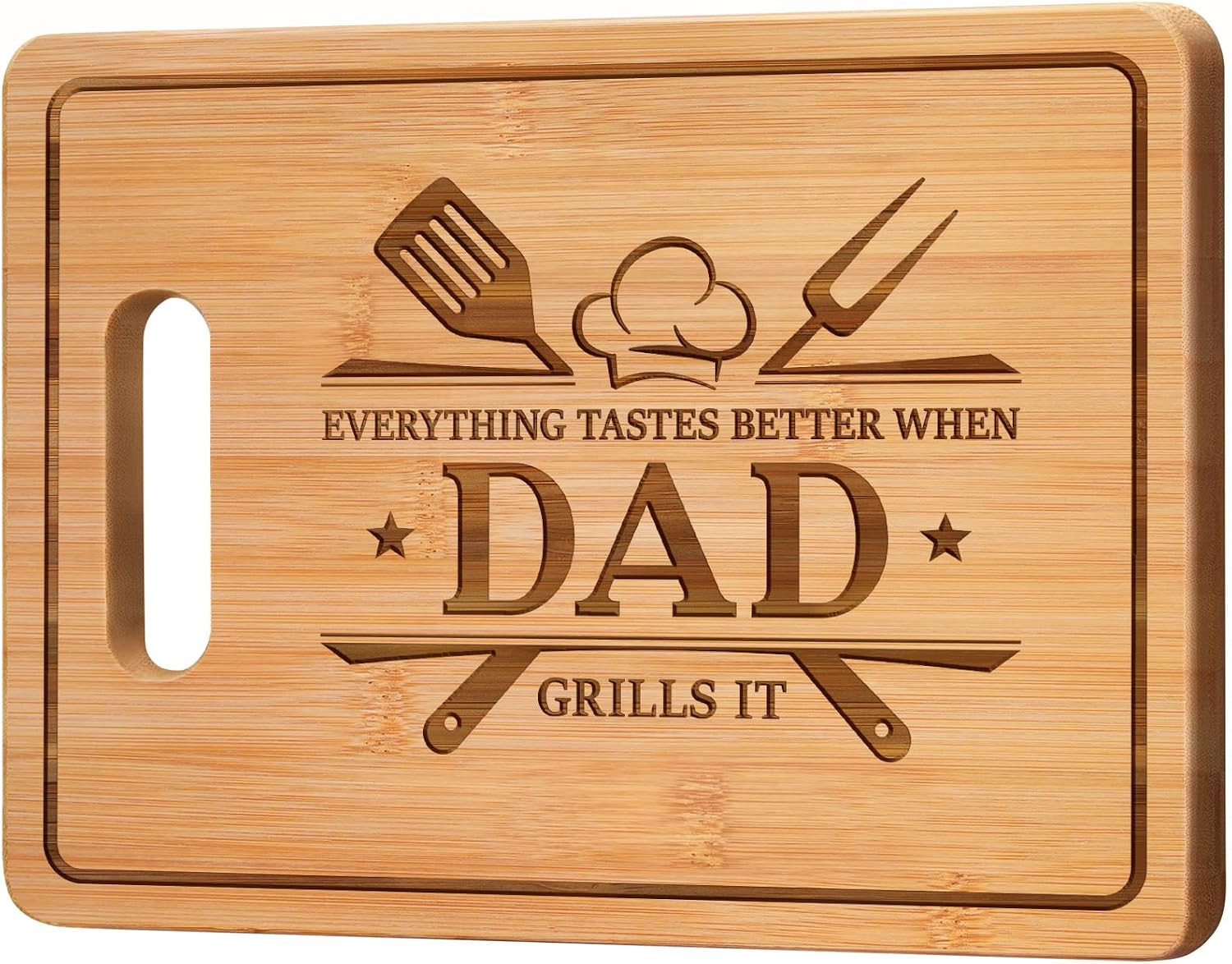 Dad Gifts, Fathers Day Christmas Birthday Gift for Dad, 11x8.5inch Engraved Bamb