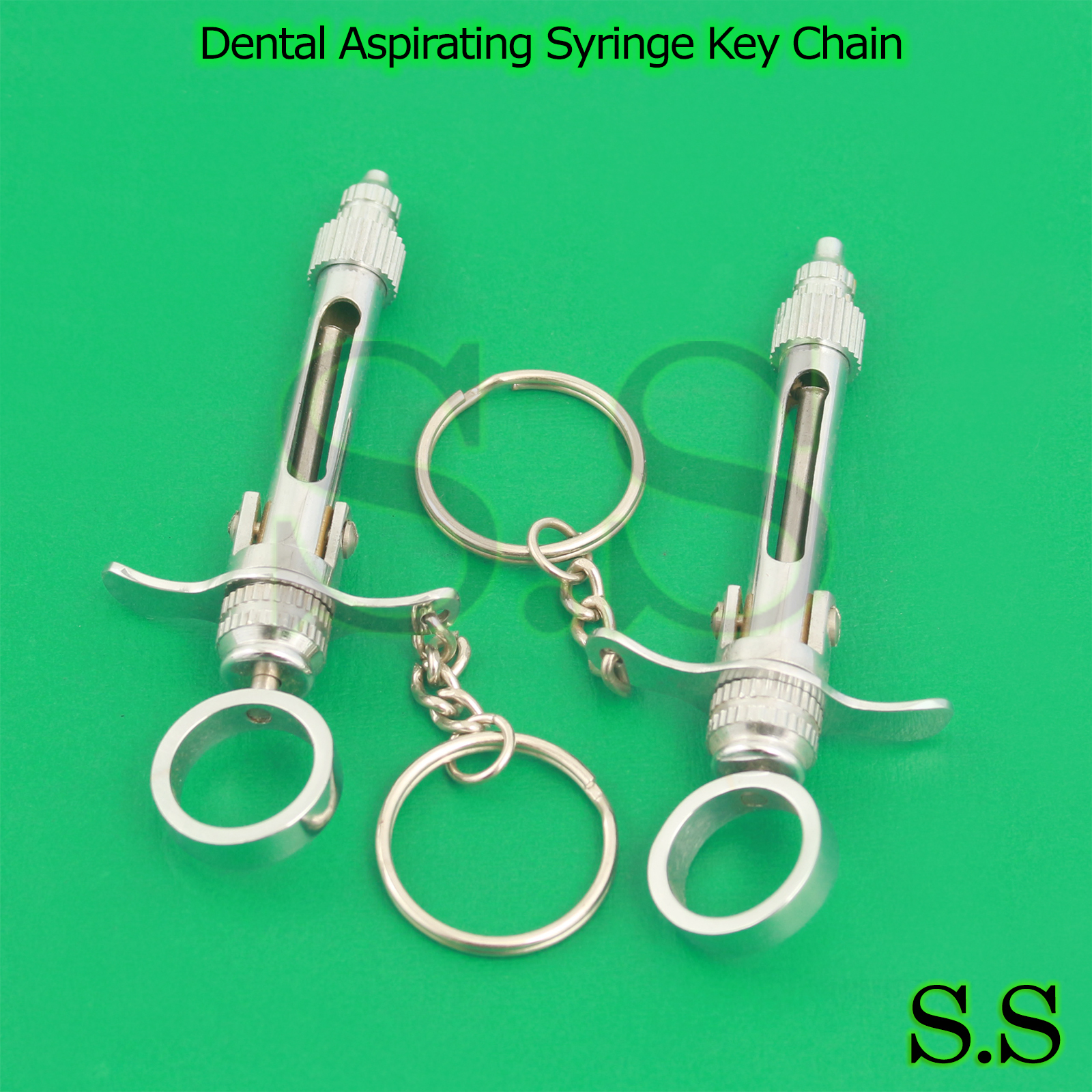 5 Dental Aspirating Syringe Keychain Dentist Hygienist Student Tech