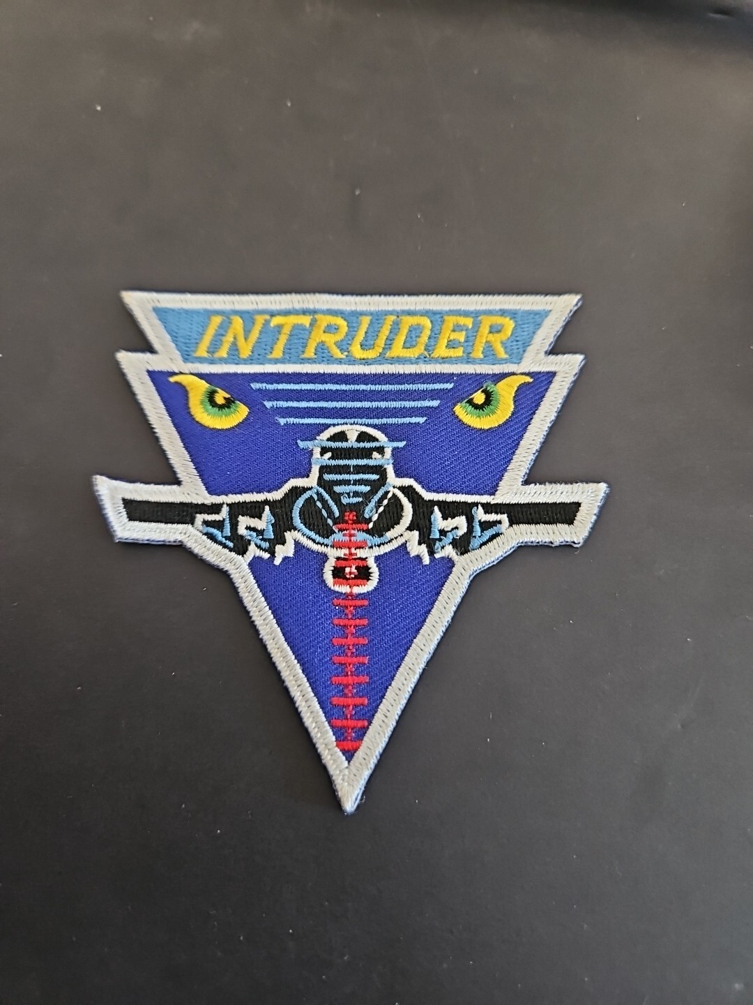 VINTAGE US NAVY MILITARY INTRUDER PATCH EXCELLENT CONDITION