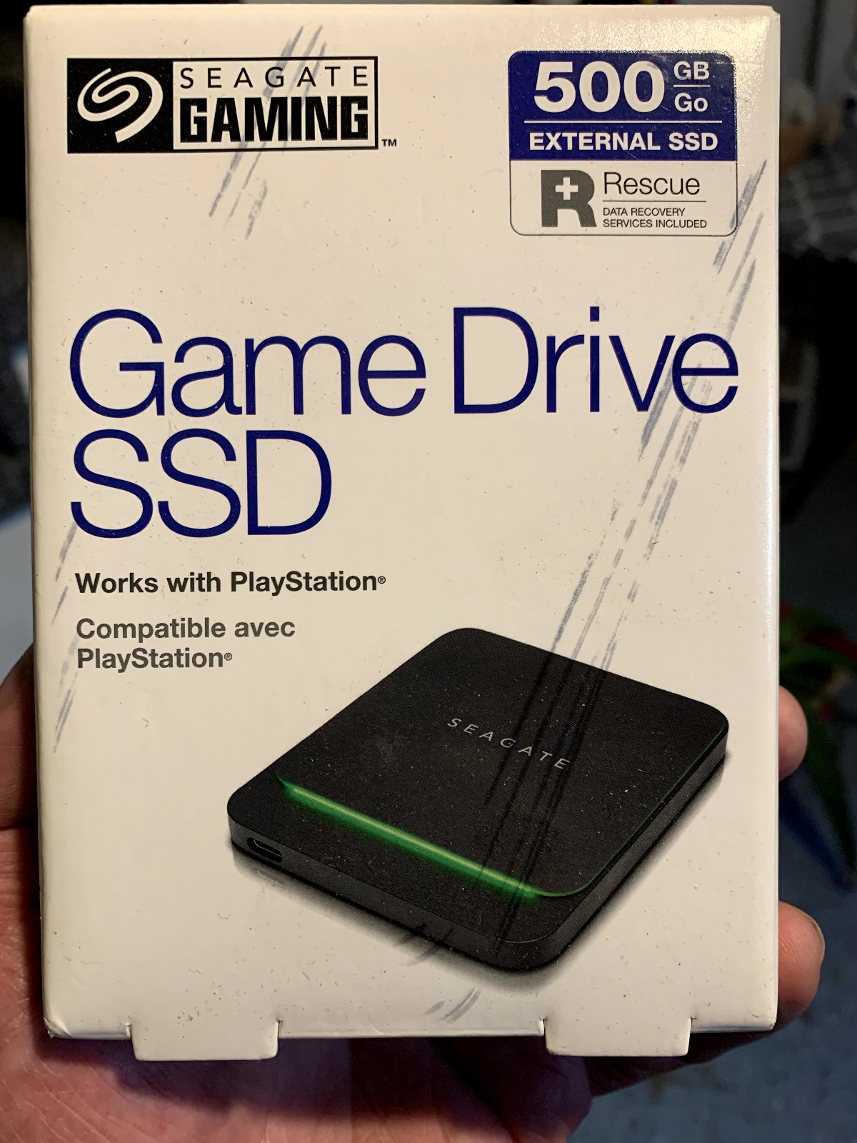 Seagate portable game drive 500gb external